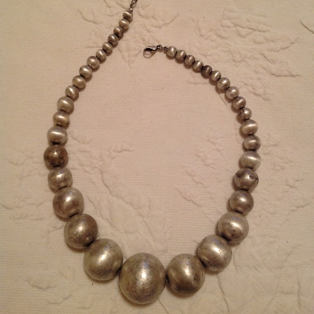 Antique-like beaded necklace